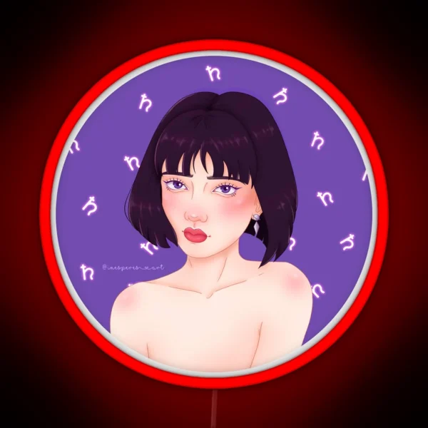Sailor Saturn RGB Neon Sign