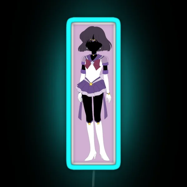 Sailor Saturn RGB Neon Sign