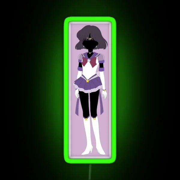 Sailor Saturn RGB Neon Sign