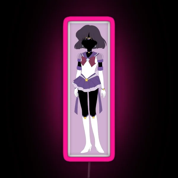 Sailor Saturn RGB Neon Sign