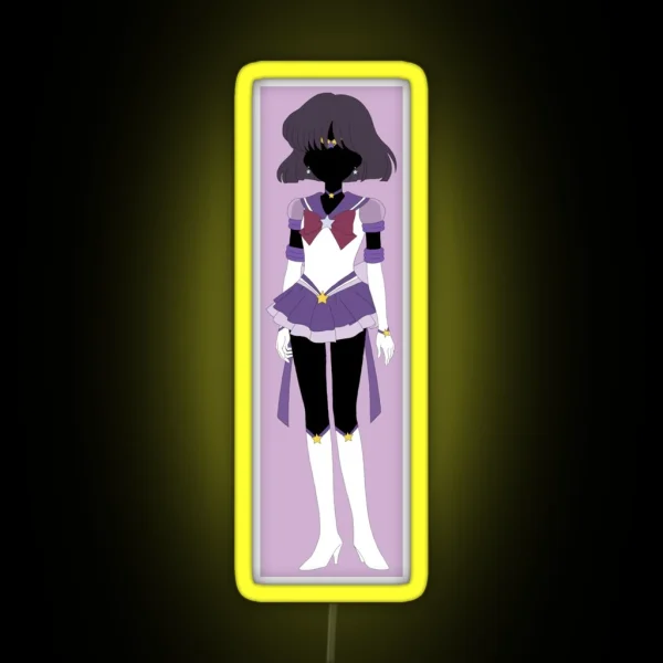 Sailor Saturn RGB Neon Sign