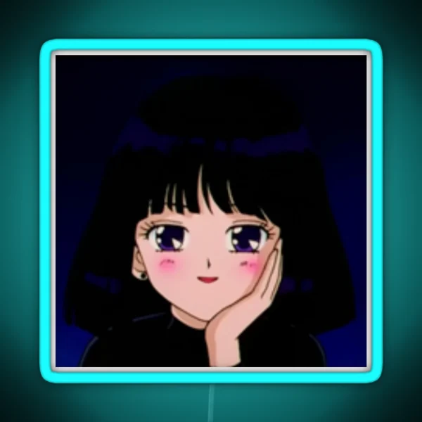 Sailor Saturn RGB Neon Sign