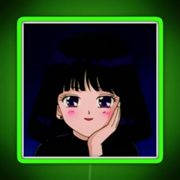Sailor Saturn RGB Neon Sign