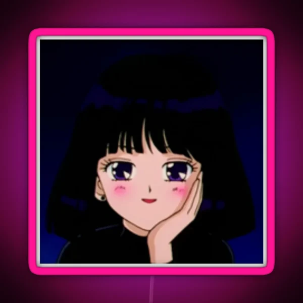 Sailor Saturn RGB Neon Sign