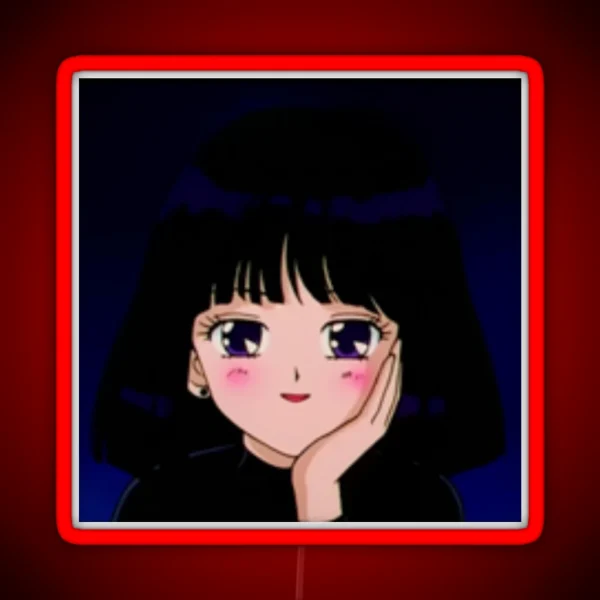 Sailor Saturn RGB Neon Sign