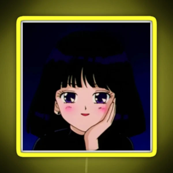 Sailor Saturn RGB Neon Sign