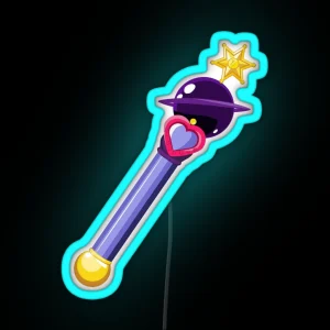 Sailor Saturn Scepter RGB Neon Sign