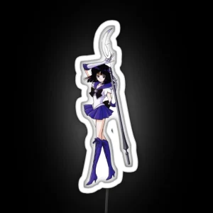 Sailor Saturn Warrior RGB Neon Sign