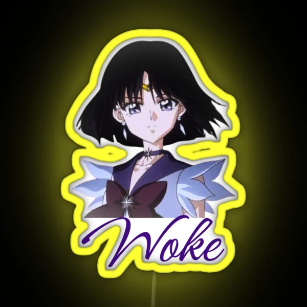Sailor Saturn Woke RGB Neon Sign