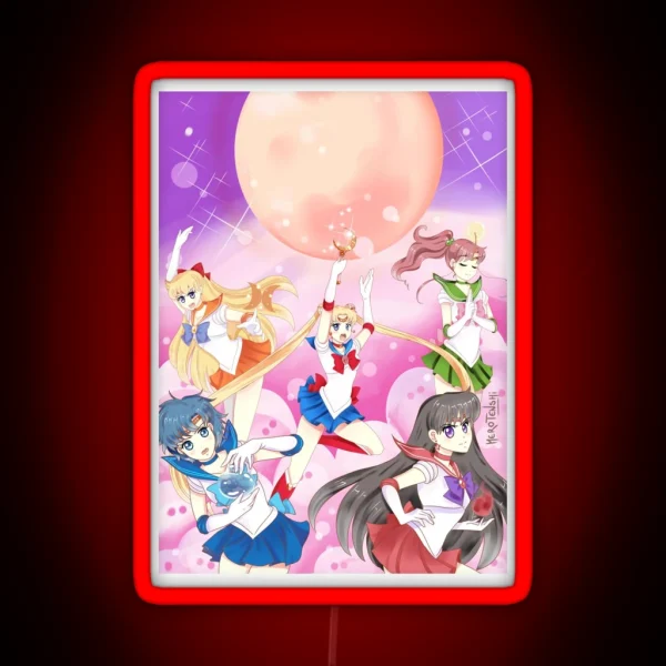 Sailor Senshi RGB Neon Sign