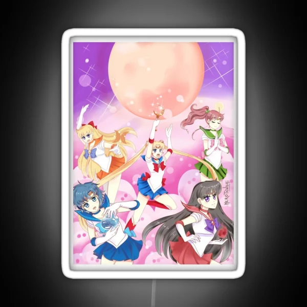 Sailor Senshi RGB Neon Sign