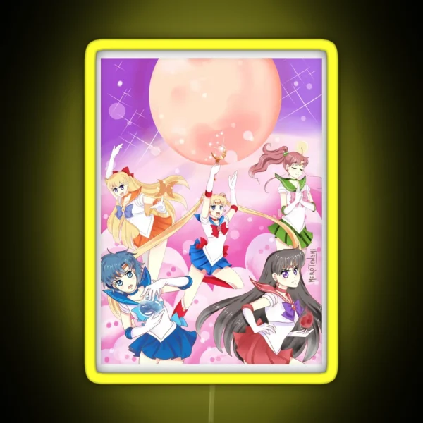 Sailor Senshi RGB Neon Sign