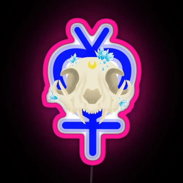 Sailor Skull Mercury RGB Neon Sign