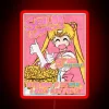 sailor snacks neon sign rgb vibrant red display
