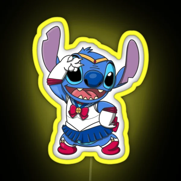 Sailor Stitch RGB Neon Sign