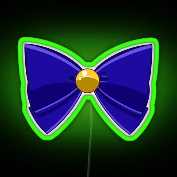 Sailor Venus Blue Bow RGB Neon Sign