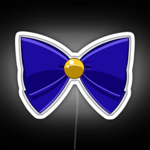 Sailor Venus Blue Bow RGB Neon Sign