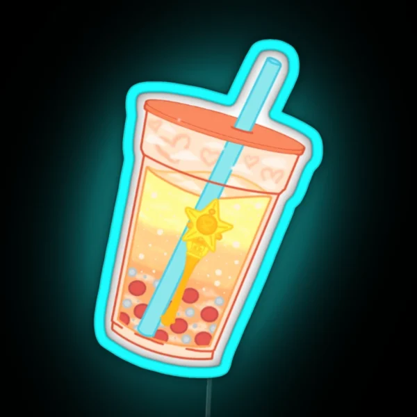 Sailor Venus Boba RGB Neon Sign