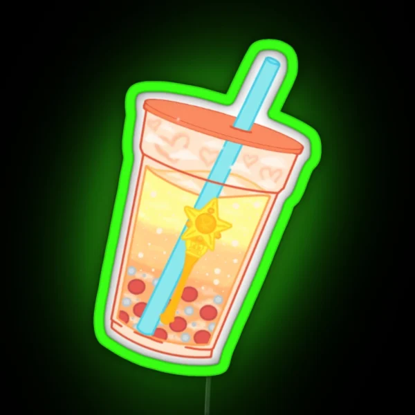 Sailor Venus Boba RGB Neon Sign