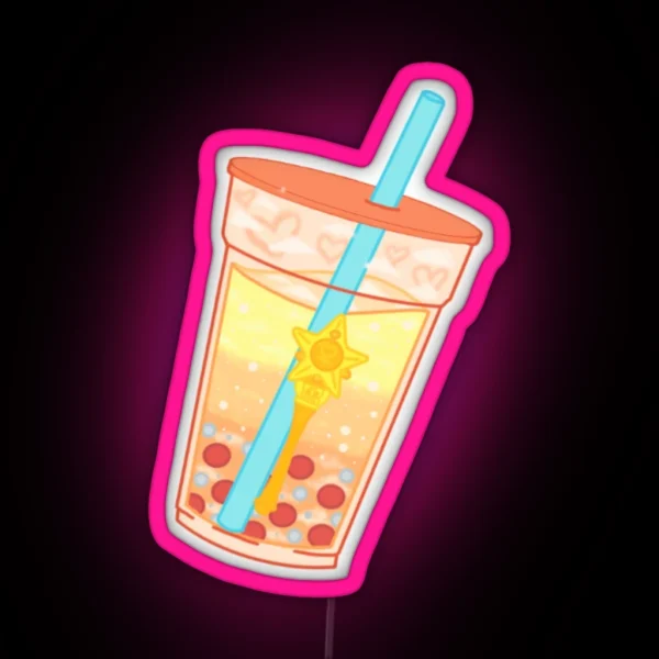 Sailor Venus Boba RGB Neon Sign