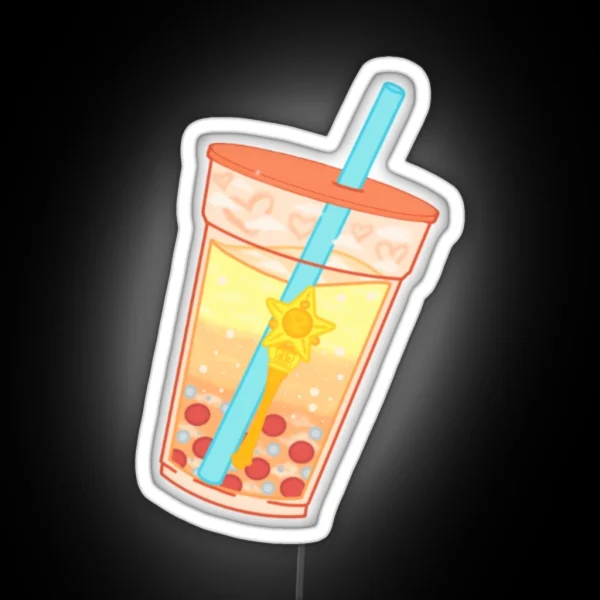 Sailor Venus Boba RGB Neon Sign