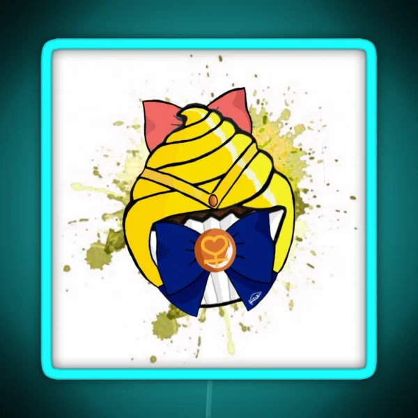Sailor Venus Cupcake RGB Neon Sign