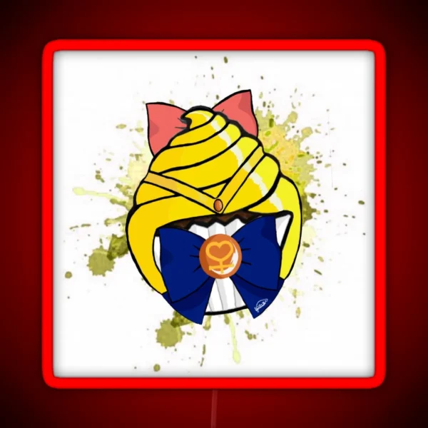 Sailor Venus Cupcake RGB Neon Sign