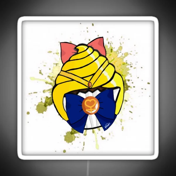 Sailor Venus Cupcake RGB Neon Sign