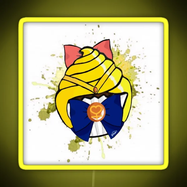 Sailor Venus Cupcake RGB Neon Sign