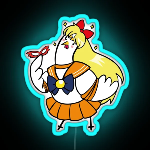 Sailor Venus Huhn RGB Neon Sign