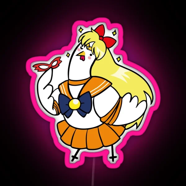 Sailor Venus Huhn RGB Neon Sign