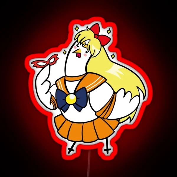 Sailor Venus Huhn RGB Neon Sign