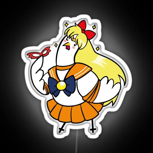 Sailor Venus Huhn RGB Neon Sign