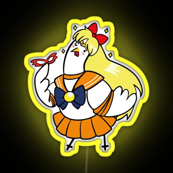 Sailor Venus Huhn RGB Neon Sign