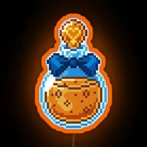 Sailor Venus Potion Pixel Art RGB Neon Sign