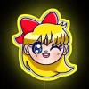 sailor venus rgb neon sign yellow