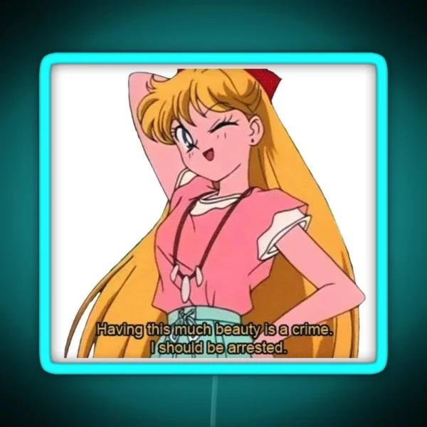 Sailor Venus RGB Neon Sign