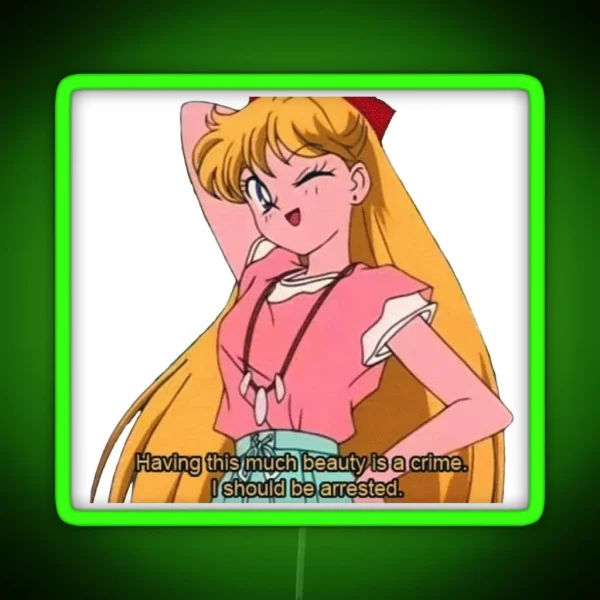 Sailor Venus RGB Neon Sign