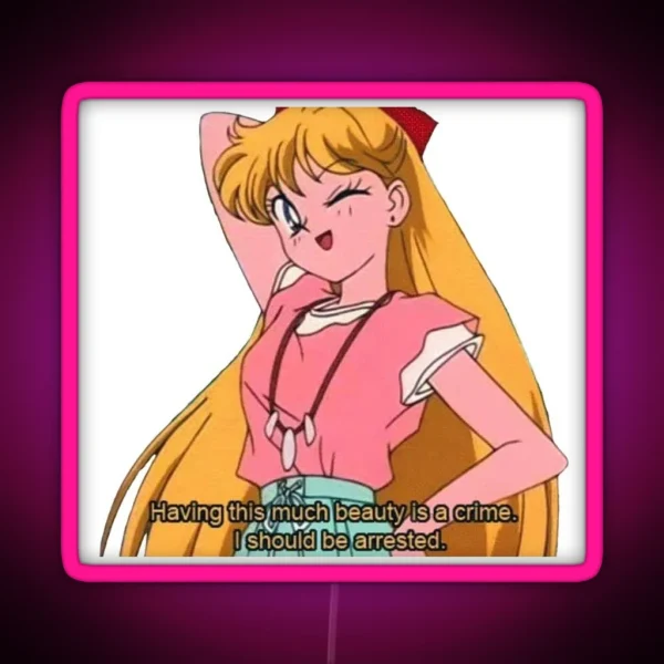Sailor Venus RGB Neon Sign