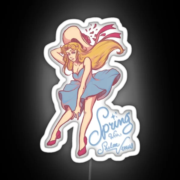 Sailor Venus Spring RGB Neon Sign