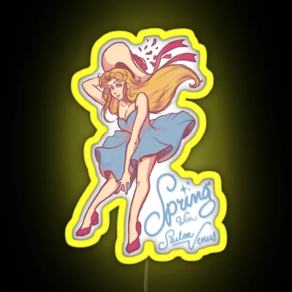Sailor Venus Spring RGB Neon Sign