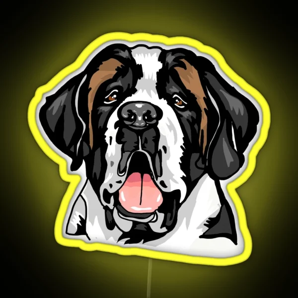 Saint Bernard RGB Neon Sign