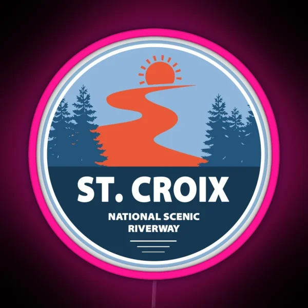 Saint Croix National Scenic Riverway RGB Neon Sign