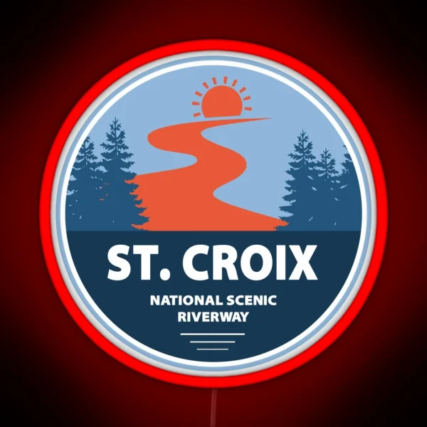 Saint Croix National Scenic Riverway RGB Neon Sign