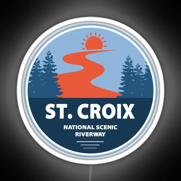 Saint Croix National Scenic Riverway RGB Neon Sign
