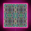 saint mary's rye neon sign with netting pattern in green and pink