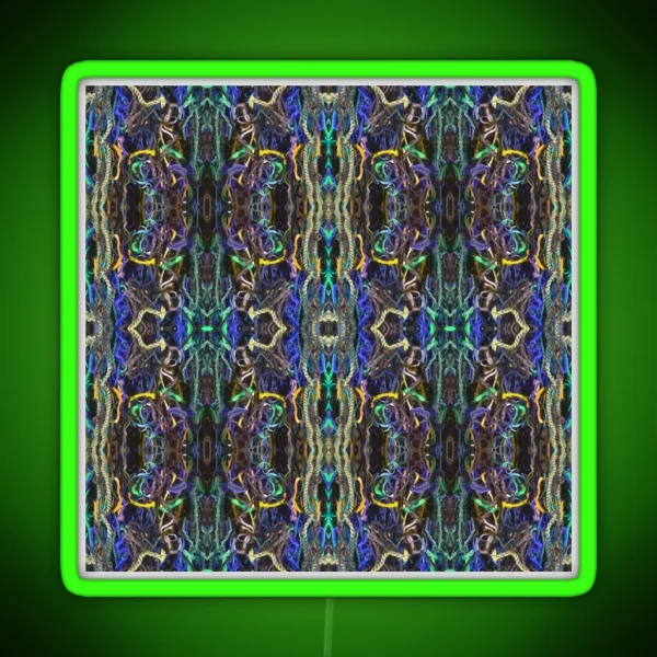 Saint Mary S Rye Netting Photo Pattern RGB Neon Sign
