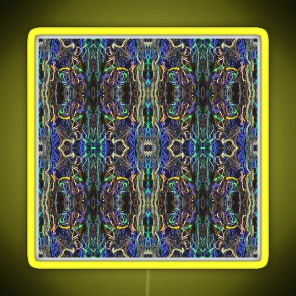 Saint Mary S Rye Netting Photo Pattern RGB Neon Sign