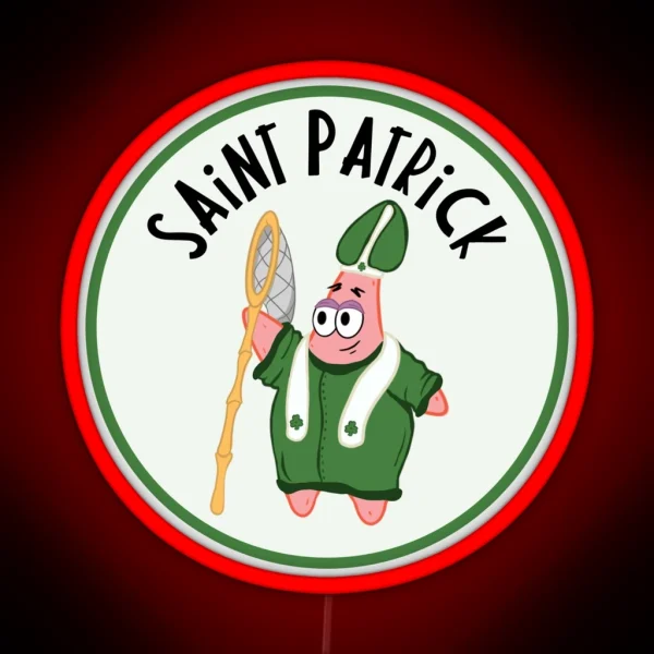 Saint Patrick Star Day RGB Neon Sign