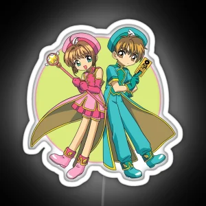 Sakura And Syaoran RGB Neon Sign